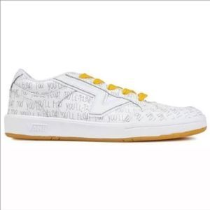 Vans Lowland Terror White Sneakers 5.0 Mens 6.5 Womens & 9.0 Mens 10.5 Womens